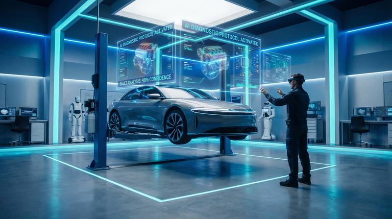 三年二班AI智能修车视频诊断技术