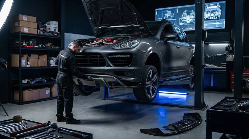 三年二班 保时捷Cayenne改装视频